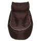 Chaise Lounge - Chocolate Brown with Beige piping Polyester